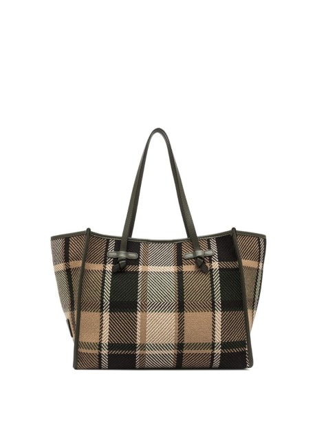 Marcella bag in two-tone canvas