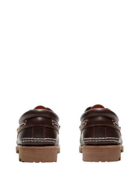 Mocassino da barca uomo in pelle