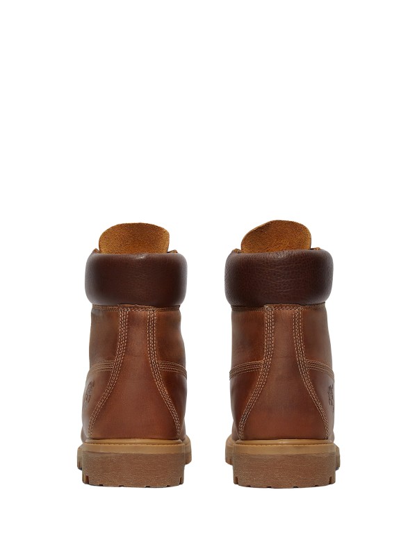 Stivaletto impermeabile allacciato in nabuk uomo