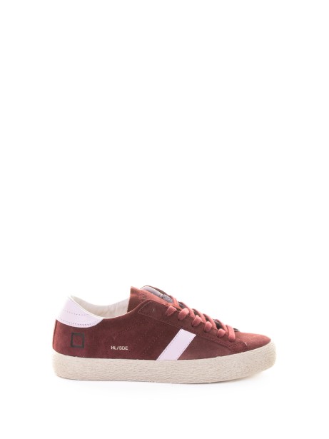 Hill Low sneaker in burgundy suede