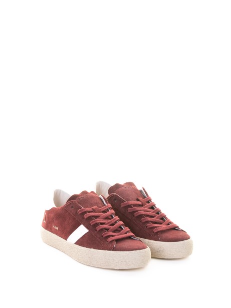 Hill Low sneaker in burgundy suede