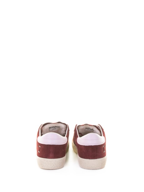 Sneaker Hill Low in suede bordeaux