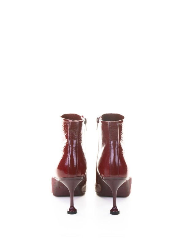 Stivaletto alla caviglia burgundy