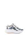 Sneaker donna argento specchiato