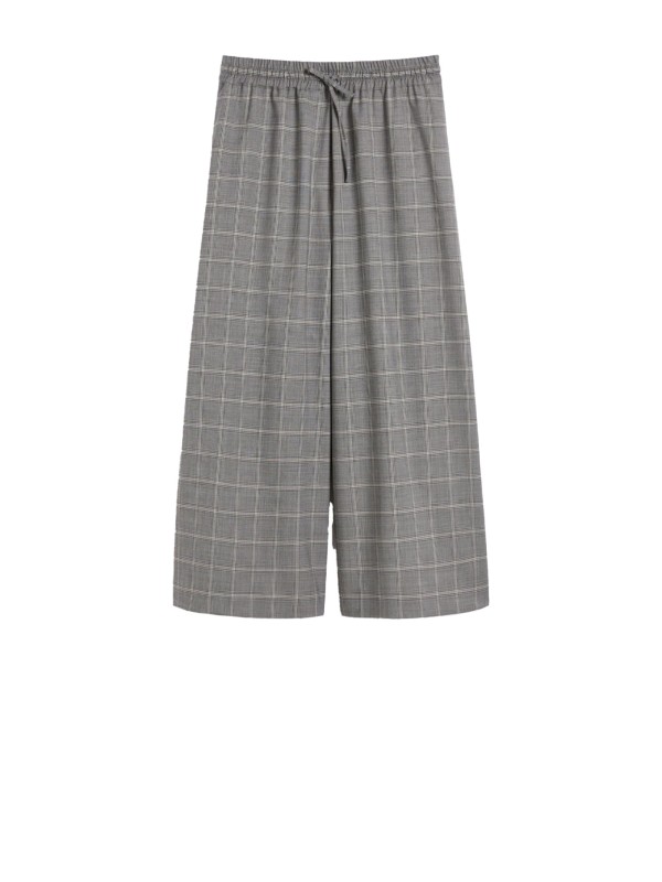 Prince of Wales wool trousers