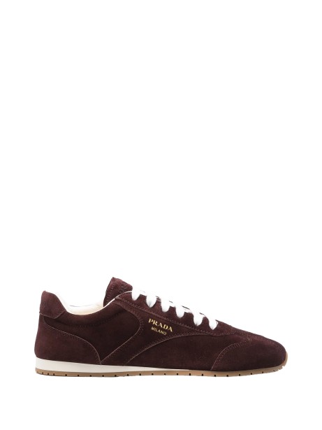 Sneakers in pelle scamosciata