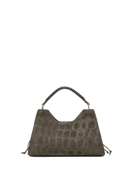 Borsa Aurora in pelle scamosciata