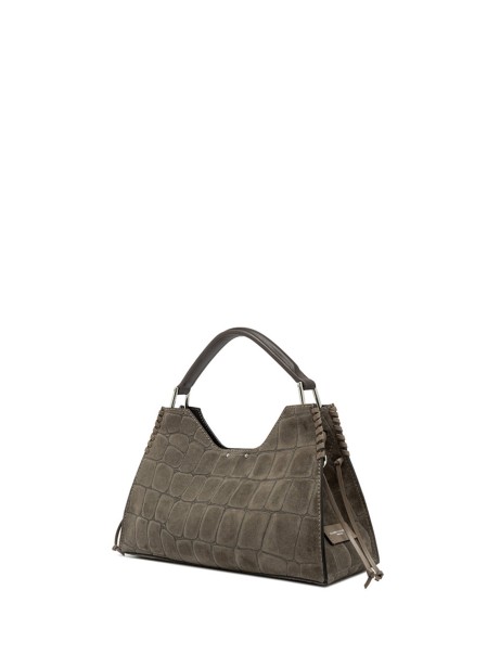 Borsa Aurora in pelle scamosciata 2