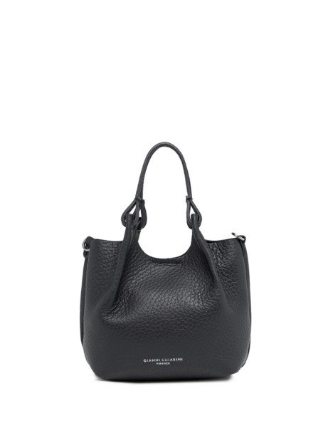 Borsa Dua in pelle nera