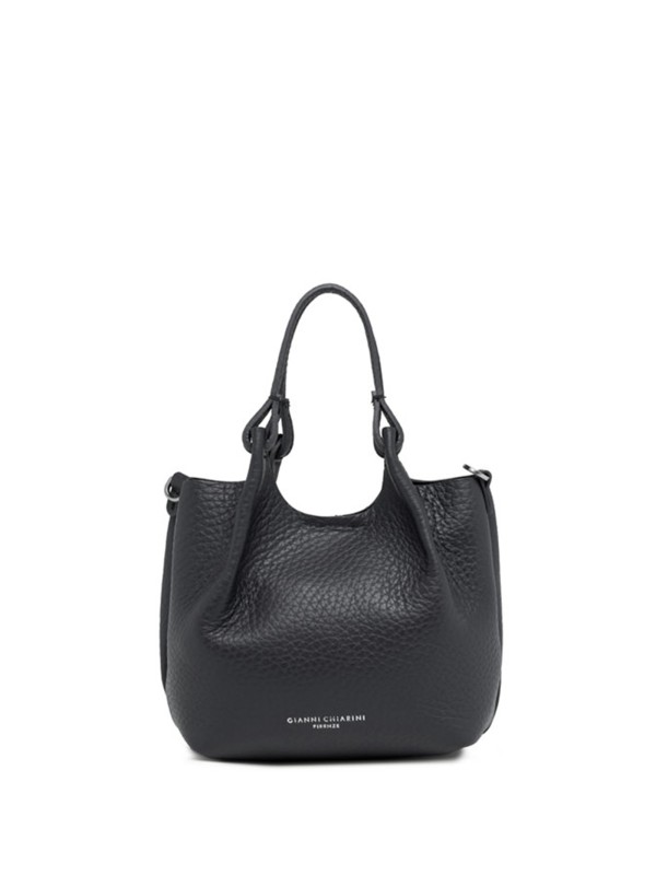 Borsa Dua in pelle nera Borsa Dua in pelle nera