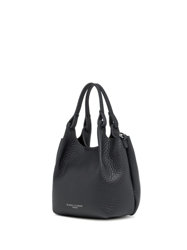 Borsa Dua in pelle nera