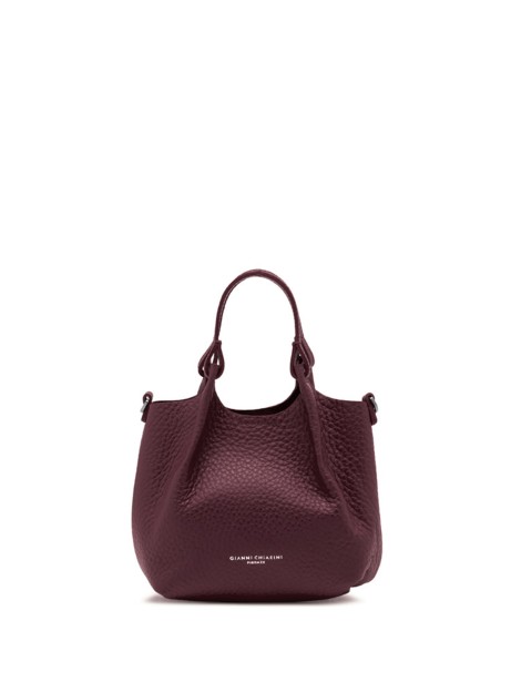 Borsa Dua in pelle rosso mattone