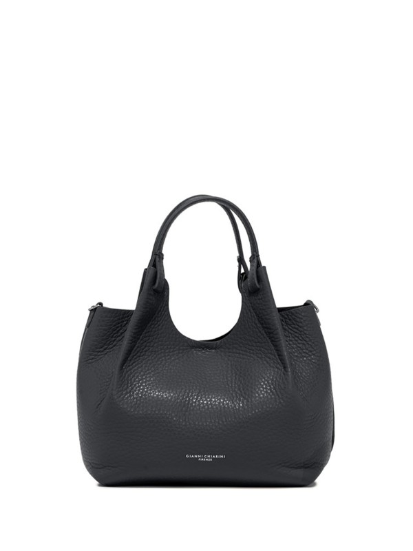 Borsa Dua in pelle nera Borsa Dua in pelle nera