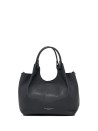 Borsa Dua in pelle nera