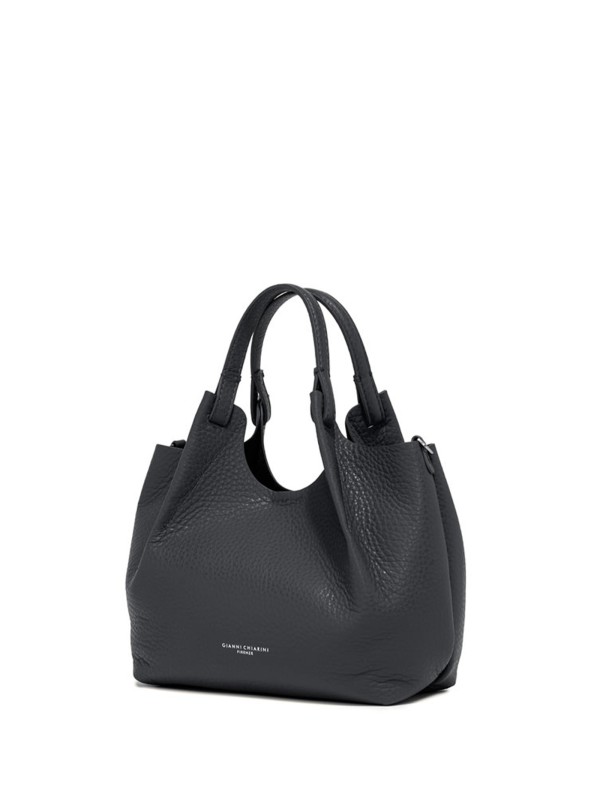Borsa Dua in pelle nera