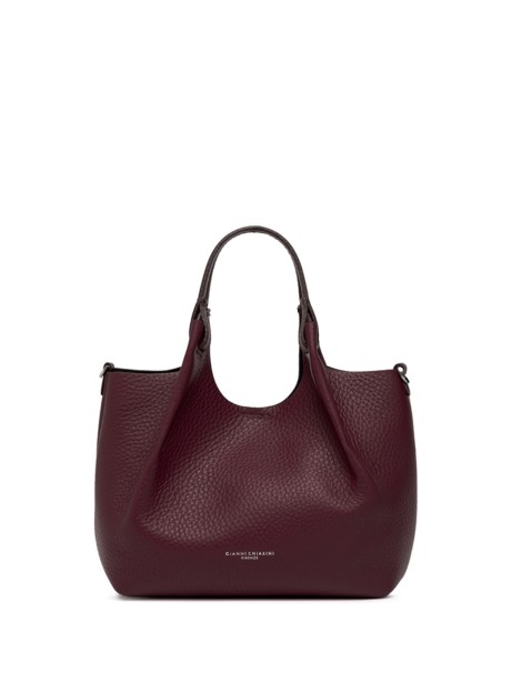 Borsa Dua in pelle rosso mattone