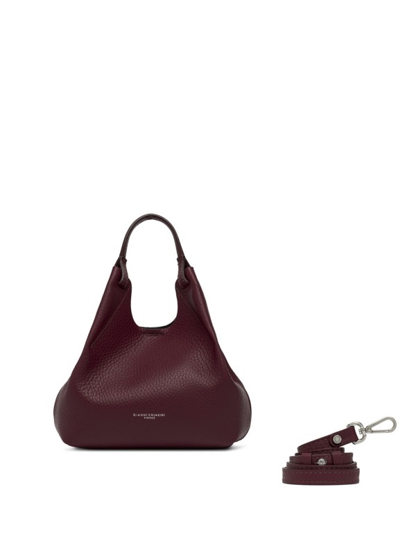 Borsa Dua in pelle rosso mattone