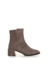 Ankle boot in dove gray suede