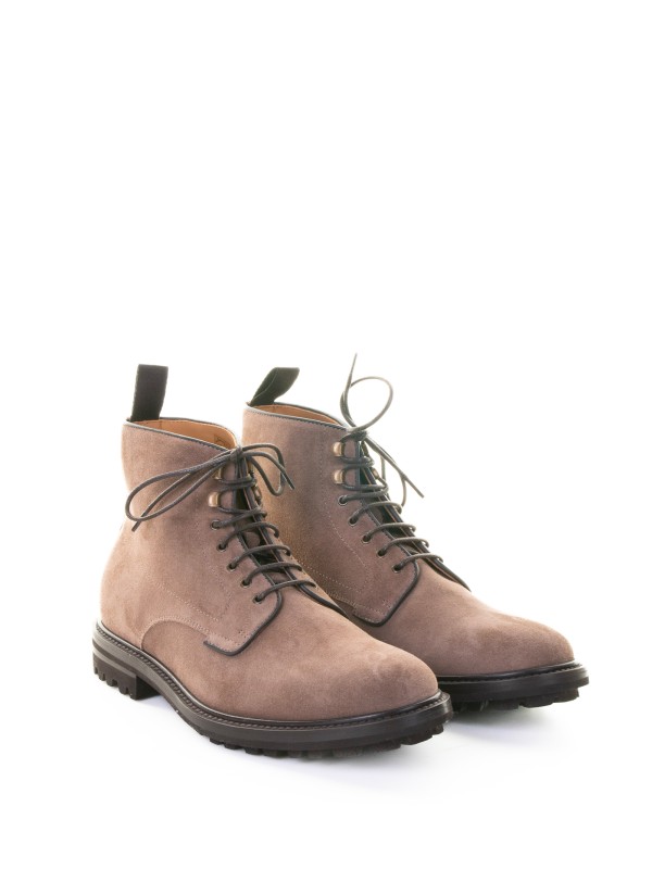 Stivaletto uomo tortora in suede