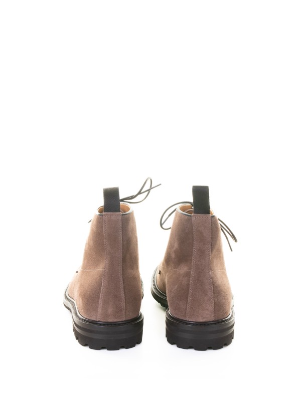 Stivaletto uomo tortora in suede