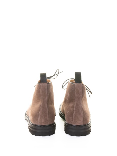 Stivaletto uomo tortora in suede