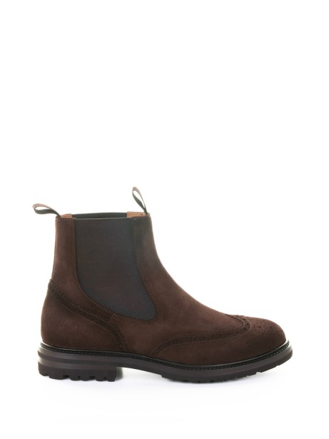 Beatles marrone in suede