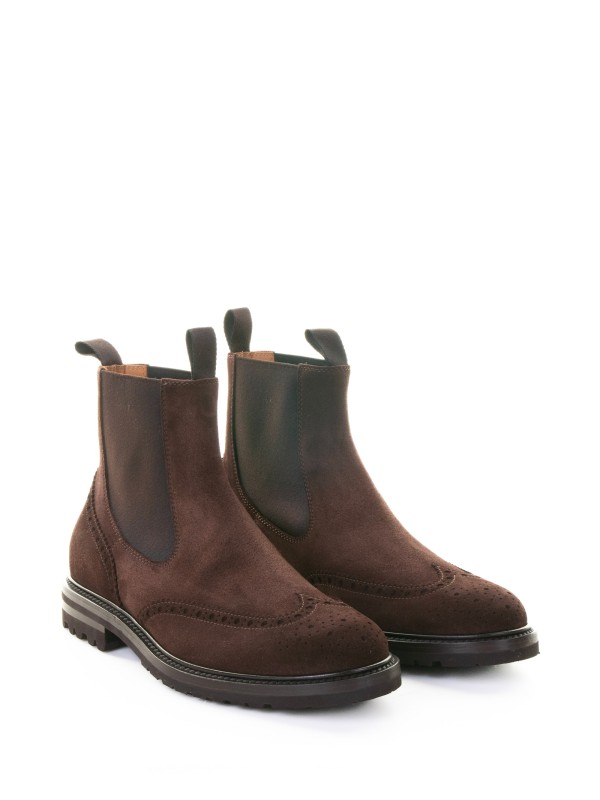 Beatles marrone in suede