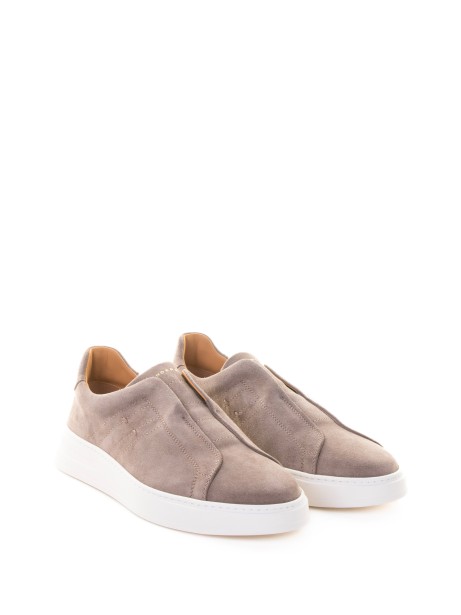 Sneaker slip on talpa in suede 2