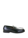 Men's Black Leather Moccasin