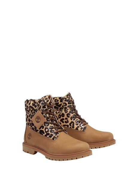 Stivaletto stringato Premium 6 Inch leopardato