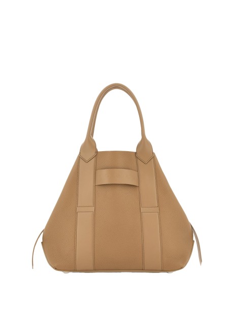 Shopping bag Script Media  in pelle martellata