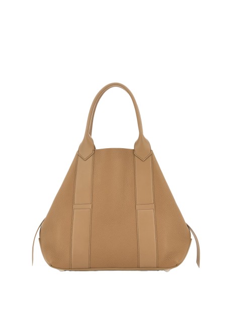 Shopping bag Script Media  in pelle martellata