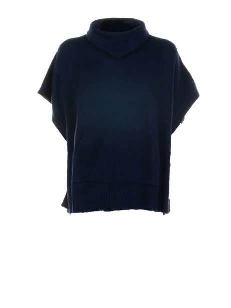 Mantellina in viscosa a collo alto
