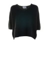 Maglia scollo a V nera