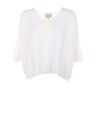 Maglia scollo a V bianca