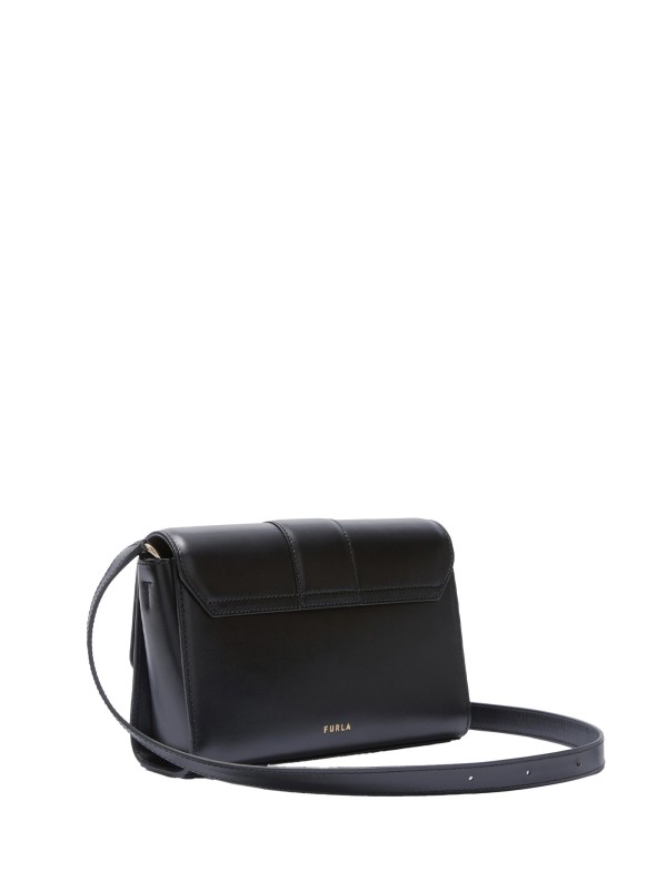 Borsa a tracolla Urban S nera in pelle