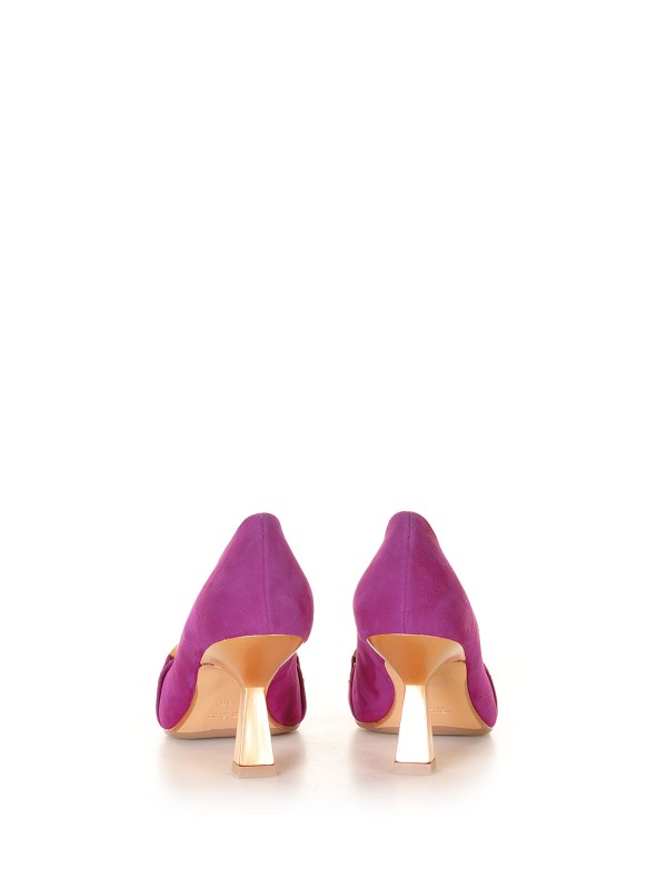 Nicole Bonnet fuchsia decollete with horsebit