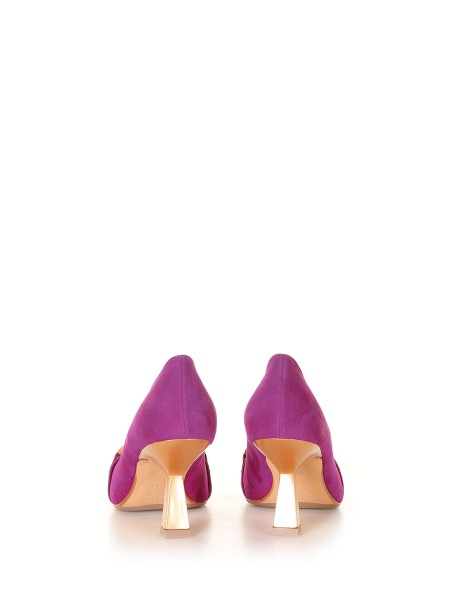 Decollete fucsia Nicole Bonnet con morsetto