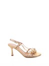 Gold Laminated Sandal from the Nicole Bonnet line