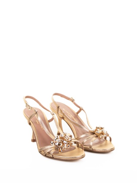 Gold Laminated Sandal from the Nicole Bonnet line 2