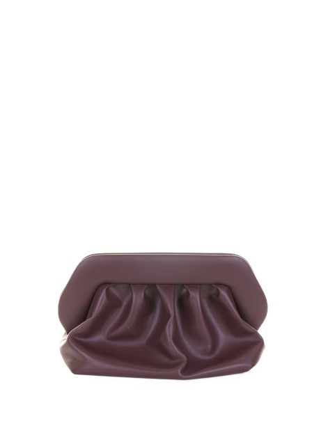 Pochette clutch Bios prugna con chiusura magnetica e tracolla
