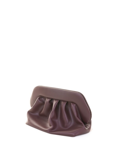 Pochette clutch Bios prugna con chiusura magnetica e tracolla 2