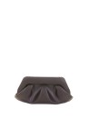 Pochette Emera ebano in tessuto vegano con tracolla