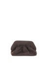 Pochette Tia ebano in suede con tracolla