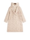 Cappotto Double Front in Resca di Lana e Mohair