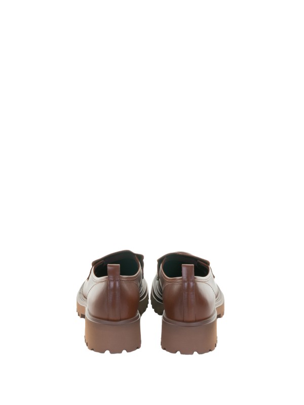 Brown Leather Moccasin