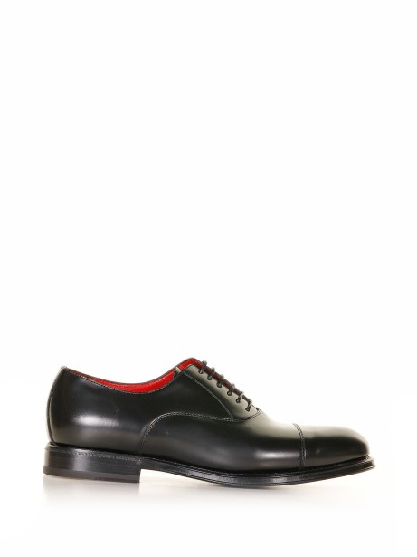 Leather Oxford with toe cap