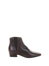 Stivaletto castoro in pelle