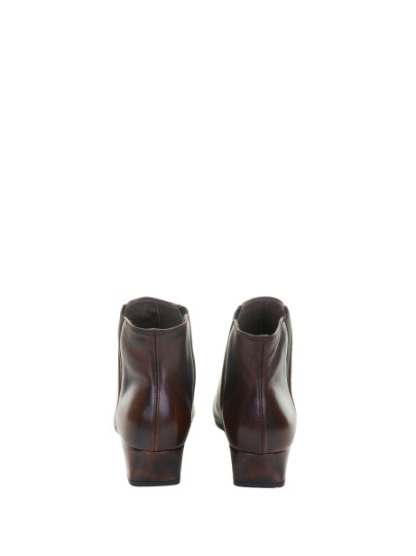 Beaver Leather Ankle Boot