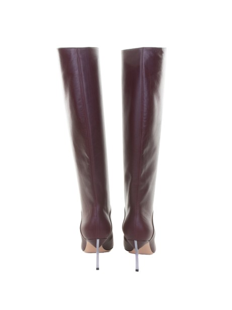 Stivale Blade al ginocchio amarena in pelle